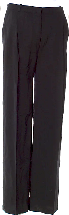 Max Mara Italy. Black Wide Leg Pants