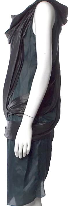 Nina Ricci Paris. Asymmetrical Knee-Length Dress