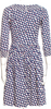 Prada Italy. 2014 Collection Cotton Blend Printed Knee-Length Dress