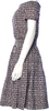 Prada Italy. 2014 Collection Off The Shoulder Cotton Blend Mini Dress