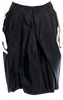Prada Italy. Silk Blend Black Skirt from the 2000s Collection