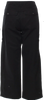 PRADA Italy. Vintage Wide Leg Black Cotton Pants