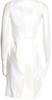 PRADA ITALY. White Cotton Blend Sleeveless Sheath Dress
