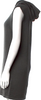 Rick Owens Paris. Dark Grey Merino Wool Mini Dress w/Hooded Accent