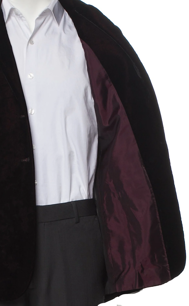 Romeo Gigli Italy. Vintage Black Rayon Blend 2000's Jacket