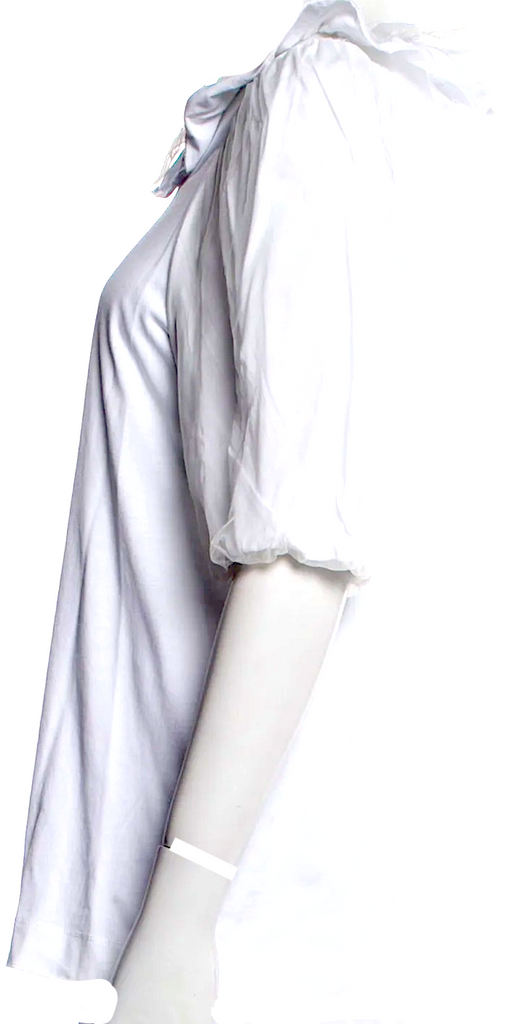 SIMONE ROCHA UK. Scoop Neck Short Sleeve  Blouson