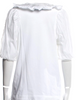 SIMONE ROCHA UK. Scoop Neck Short Sleeve  Blouson