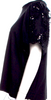 Simone Rocha Paris. Black Cotton Neckline Short Sleeve T-Shirt