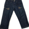 Parasuco Cotton Linen Blend Capri Low Rise Jeans