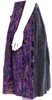 Comme des Garçons Japan. TAO. Eggplant/Black Color Floral Print Knee-Length Skirt
