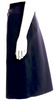 The Row NY.Midnite BlueLuxury Minimalism Nylon Knee-Length Skirt