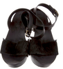 Tomas Maier (Old Bottega) Italy. Black Leather Sandals Size: 39, US 9