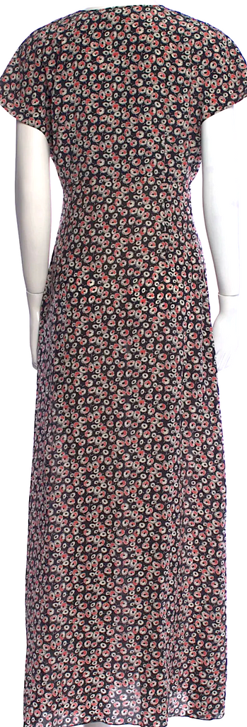 Tomas Maier (Old Bottega) Italy. Printed Silk Long Dress