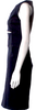 Tomas Maier (OLD BOTTEGA) Midnight Blue Cut-Out Accent Cotton/Elastane Shift Dress