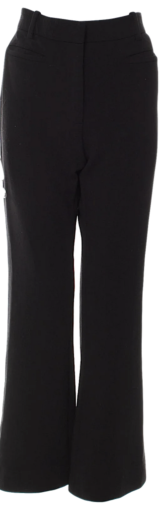 TOM FORD NY. Vintage Black Wool/Elastane Blend Wide Leg Pants