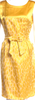 Blugirl Blumarine Italy. By Anna Molinari. Yellow  Silk Knee-Length Dress