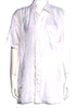 Comme des Garçons JAPAN. SHIRT, White Cupro Short Sleeve Tunic