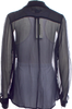 Comme des Garçons Comme des Garçons Japan. Semi-Sheer Long Sleeve Top