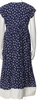 Comme des Garçons Comme des Garçons Japan. Blue Rayon Floral Print Midi Length Dress