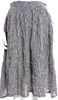 Caron Callahan  NYC. B/W Cotton/Elastane Polka Dot Print Midi Length Skirt