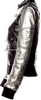 Diesel (Glenn Martens) Black Gold Lambskin Leather Moto Style Jacket
