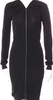 Diesel (Glenn Martens) Black Viscose BodyCon V-Neck Mini Dress