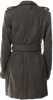 Diesel Wool/Nylon Leather Trim Coat