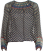 DÔEN Blue Silk Printed Blouse