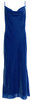 RHODE LA. Blue Viscose Blend Long Dress