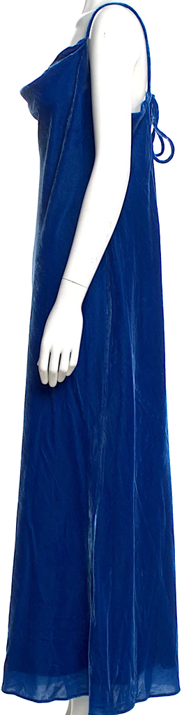 RHODE LA. Blue Viscose Blend Long Dress