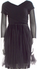 Jean Paul Gaultier Paris. Fuzzi. PolyTech Black Mini Dress