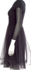 Jean Paul Gaultier Paris. Fuzzi. PolyTech Black Mini Dress