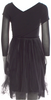 Jean Paul Gaultier Paris. Fuzzi. PolyTech Black Mini Dress