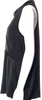 HELMUT LANG Black Crew Neck Sleeveless Button-Up Blouse/Top