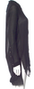Helmut Lang NY. Black Polytech V-Neck Mini Dress w/Lambskin Leather Trim
