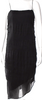 Helmut Lang NY. Black Silk Midi Length Dress