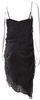 Helmut Lang NY. Black Silk Midi Length Dress