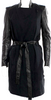 Helmut Lang NYC. Cotton/Wool/Leather Blend Belted Trench Coat