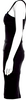 Helmut Lang NY. Black Silk Knee-Length Dress