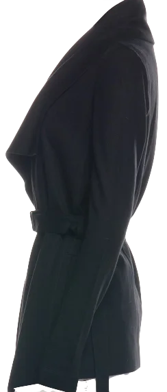 Helmut Lang NY. Black Belted Wool Jacket