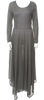 Ivan Grundahl Copenhagen. Grey Viscose/Wool/Poly Blend Long Sleeve Dress