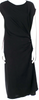 Ivan Grundahl Copenhagen Dark Blue Viscose Bateau Neckline Midi Length Dress