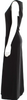 Ivan Grundahl Copenhagen. Black PolyTech Fabric Scoop Neck Long Dress