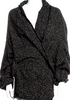 Ivan Grundahl Copenhagen. Black Wool Blend Tweed Pattern Jacket