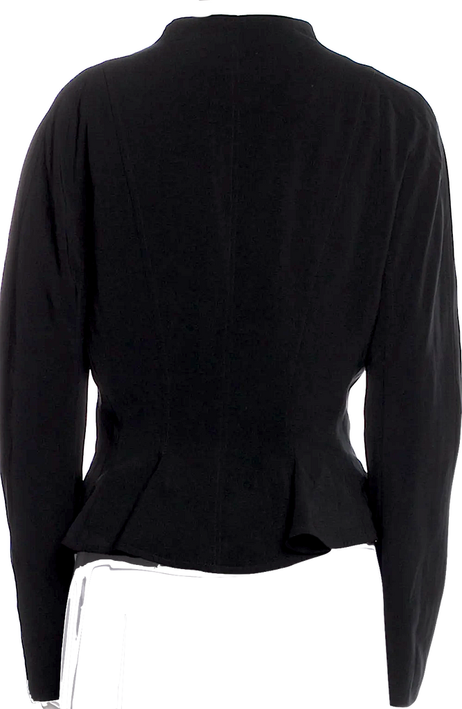 Ivan Grundahl Copenhagen. Black Viscose Blend Jacket