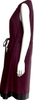 Maison Margiela Paris. MM6 Violet/Brown Cotton Blend Crew Neck Knee-Length Dress