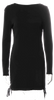Alexander McQueen UK.  Black 2017 Collection Mini Dress