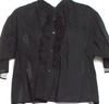 Nili Lotan NY. Mock Neck 3/4 Sleeve Oversize Blouse