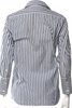 Nili Lotan NY. Striped Long Sleeve Button-Up Top