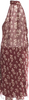Nili Lotan NY. Brown Floral Silk Midi Length Dress